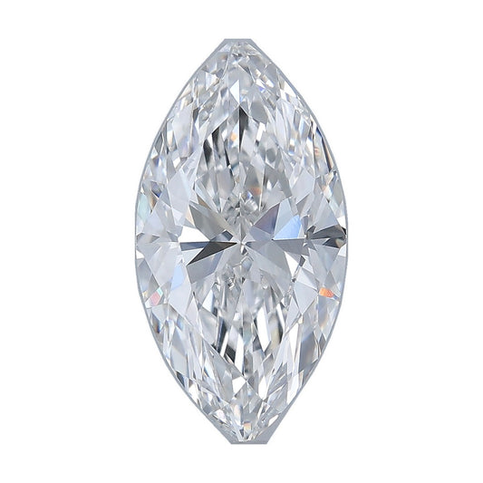 2.55 ct marquise lab-grown diamond, E color, VVS2 clarity, IGI certified, still from its 360° video