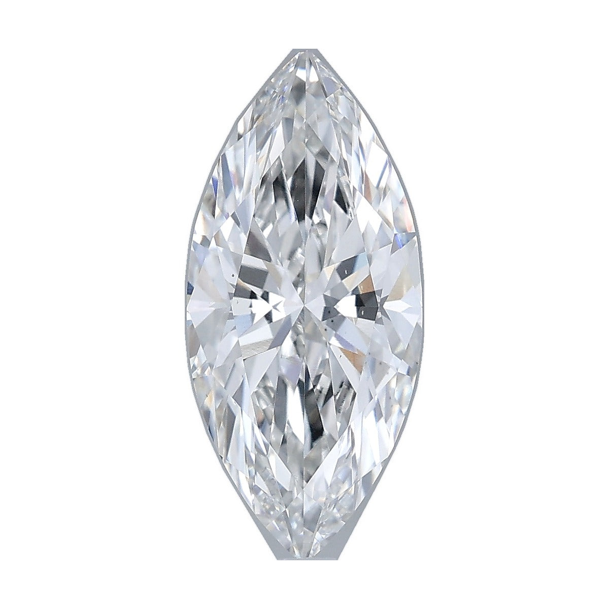 2.55 ct marquise lab-grown diamond, F color, VS1 clarity, IGI certified, still from its 360° video