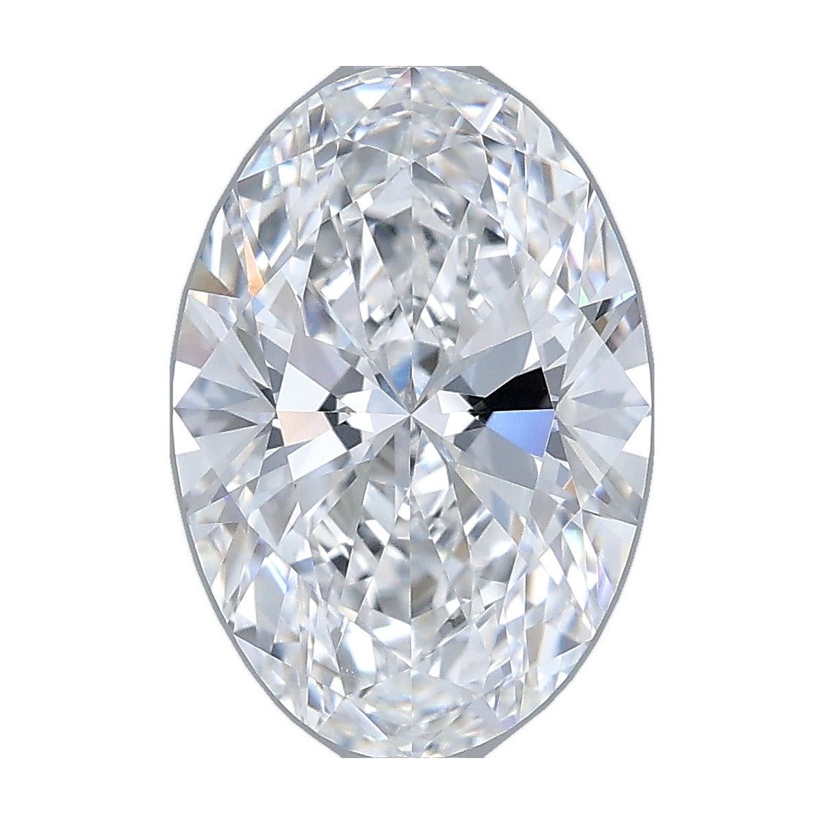 2.55 ct oval lab-grown diamond, D color, VVS2 clarity, IGI certified, still from its 360° video