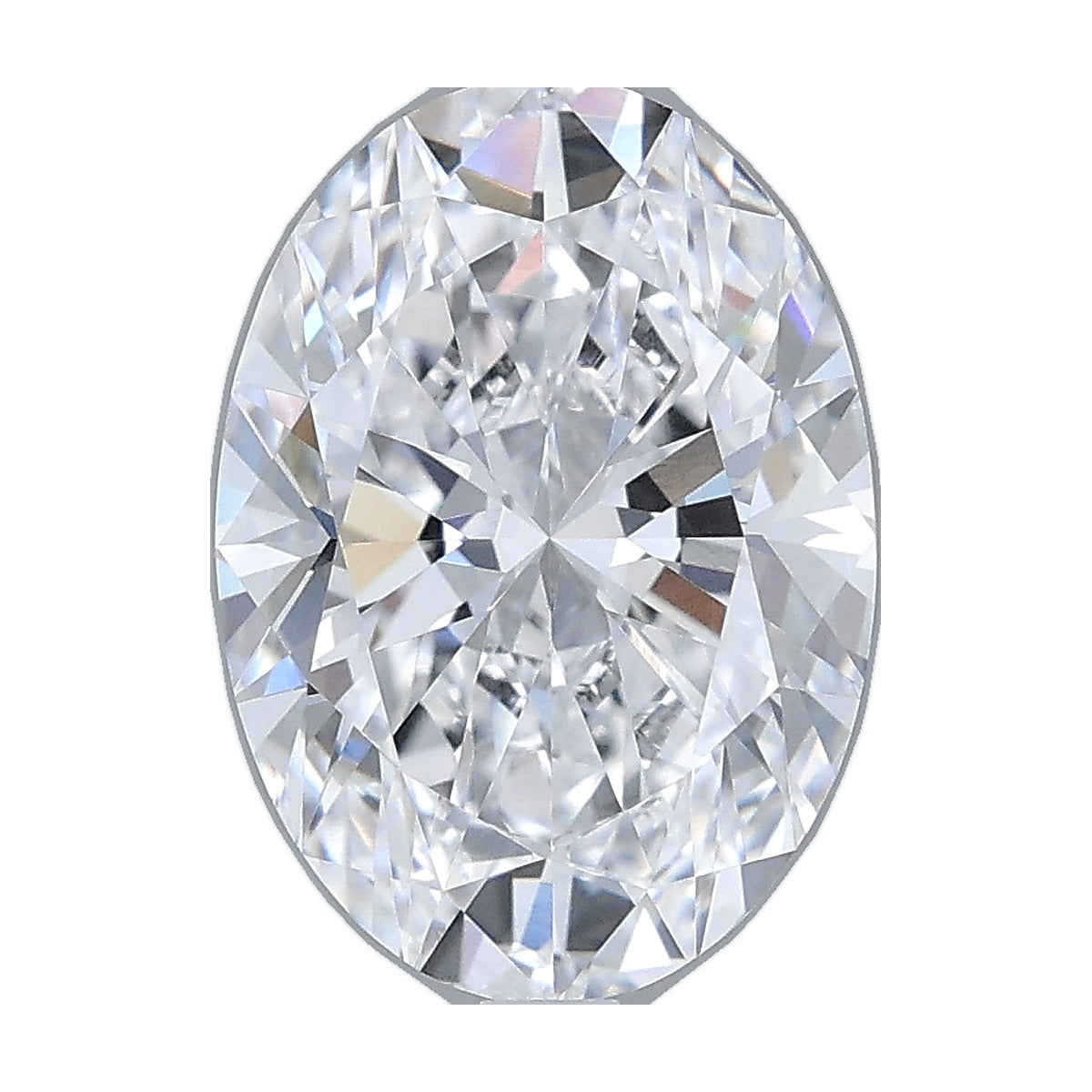 2.55 ct oval lab-grown diamond, D color, VVS2 clarity, IGI certified, still from its 360° video