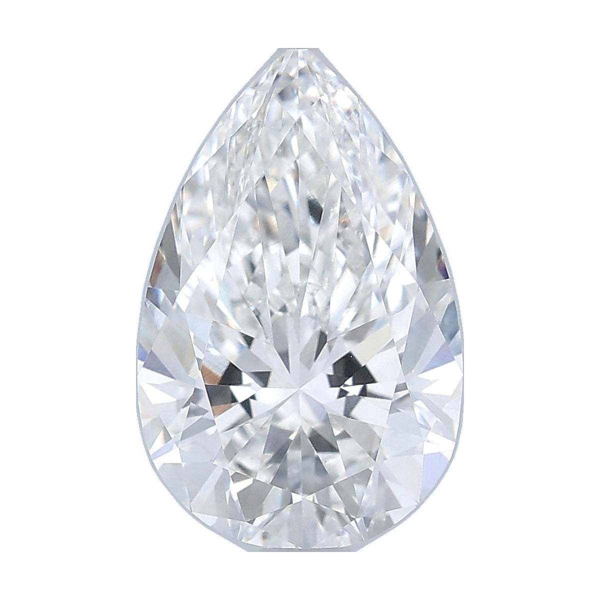 2.55 ct pear lab-grown diamond, F color, VVS2 clarity, IGI certified, still from its 360° video