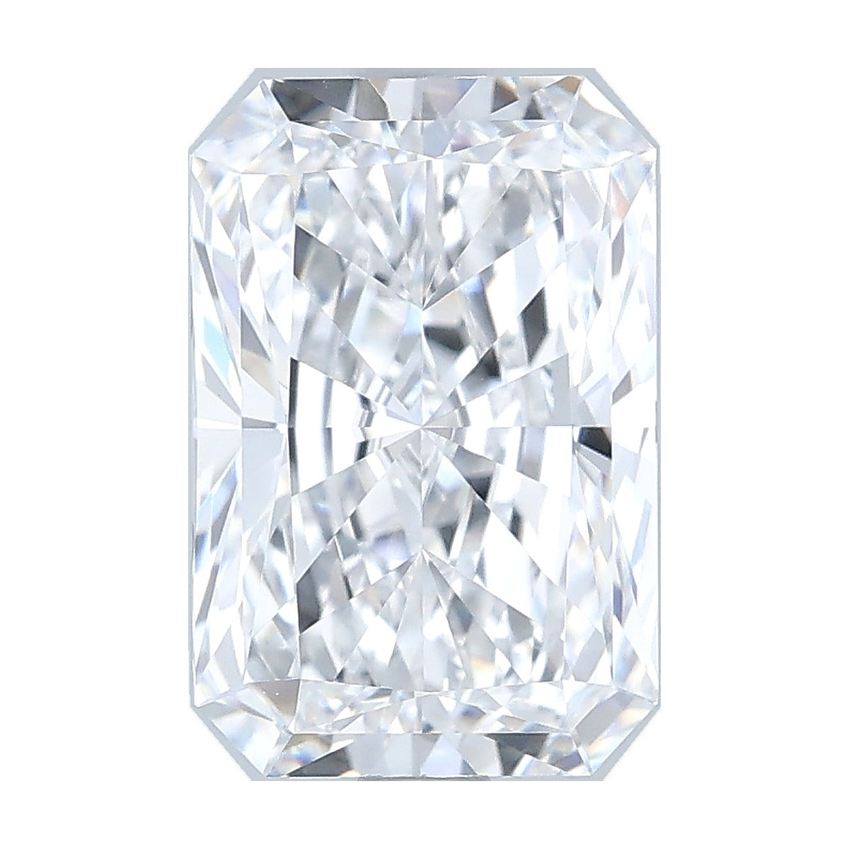 2.55 ct radiant lab-grown diamond, D color, VVS2 clarity, IGI certified, still from its 360° video