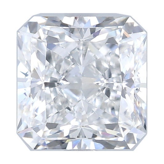 2.55 ct square radiant lab-grown diamond, E color, VVS2 clarity, GIA certified, still from its 360° video