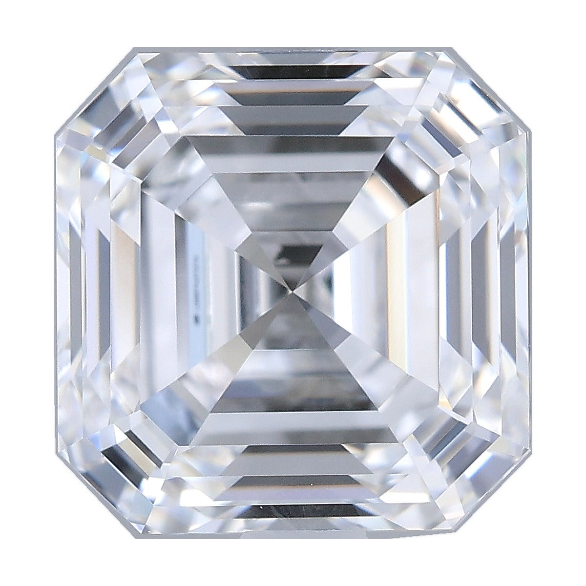 2.56 ct asscher lab-grown diamond, D color, VVS1 clarity, IGI certified, still from its 360° video
