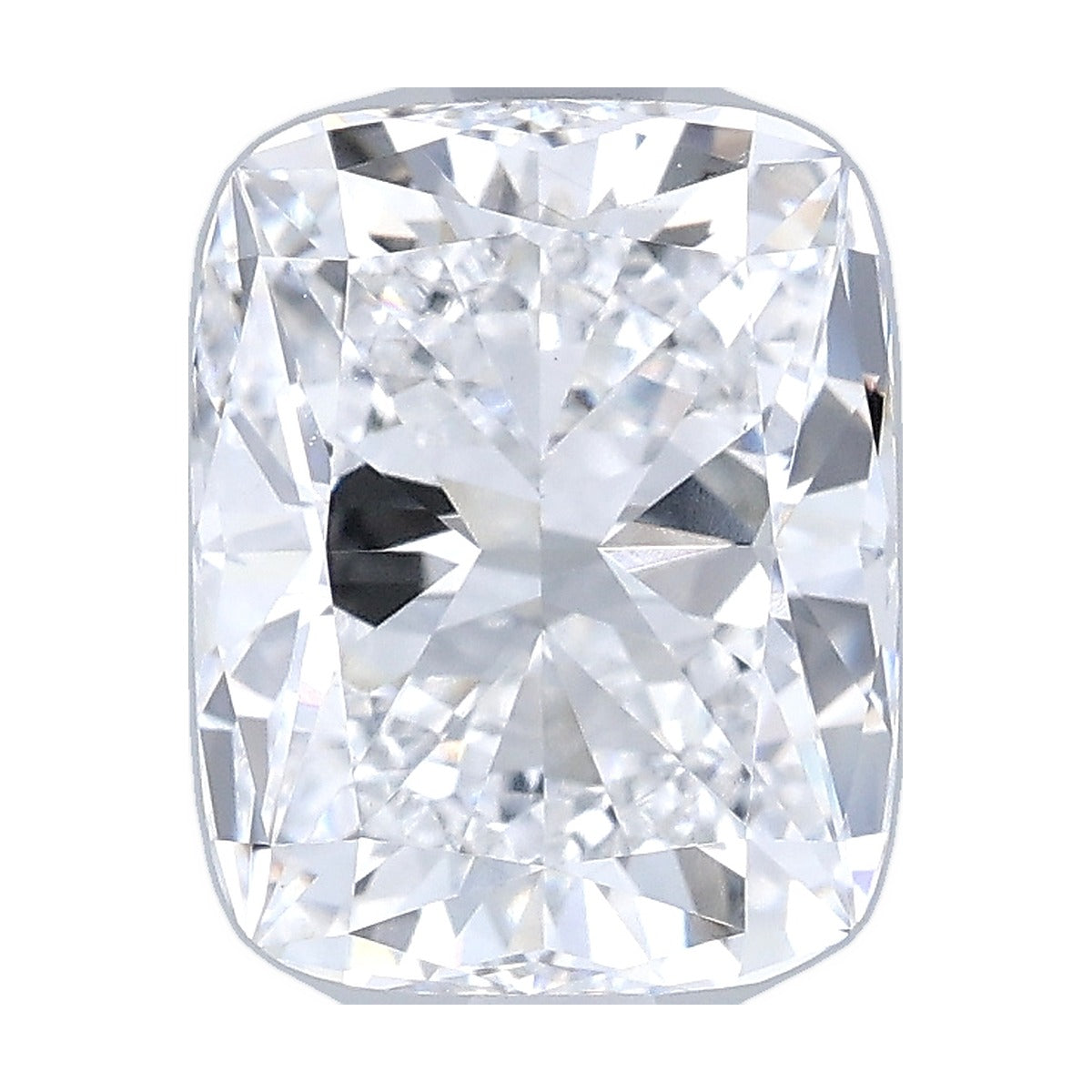 2.56 ct elongated cushion lab-grown diamond, D color, VVS2 clarity, IGI certified, still from its 360° video