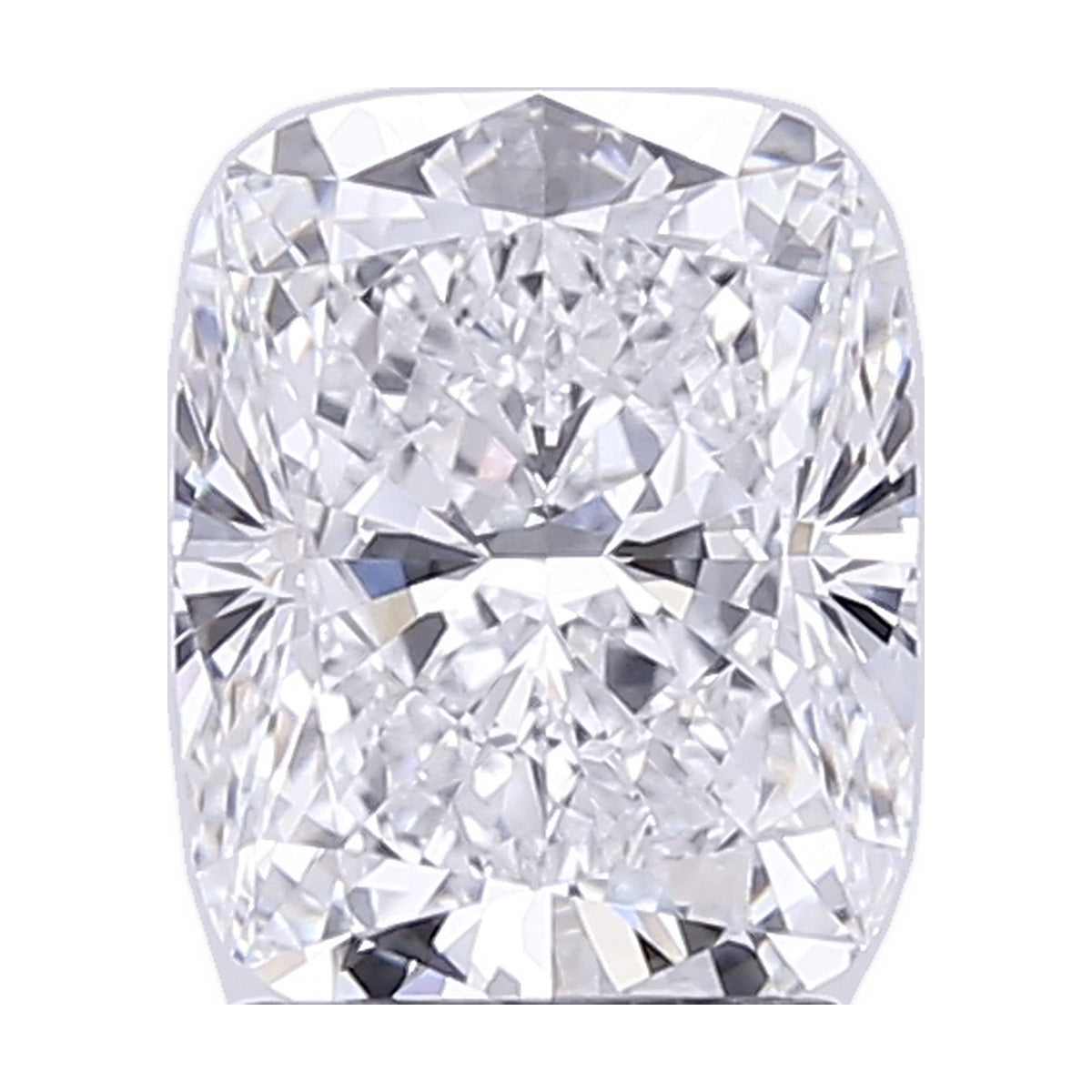 2.56 ct elongated cushion lab-grown diamond, D color, VVS2 clarity, IGI certified, still from its 360° video