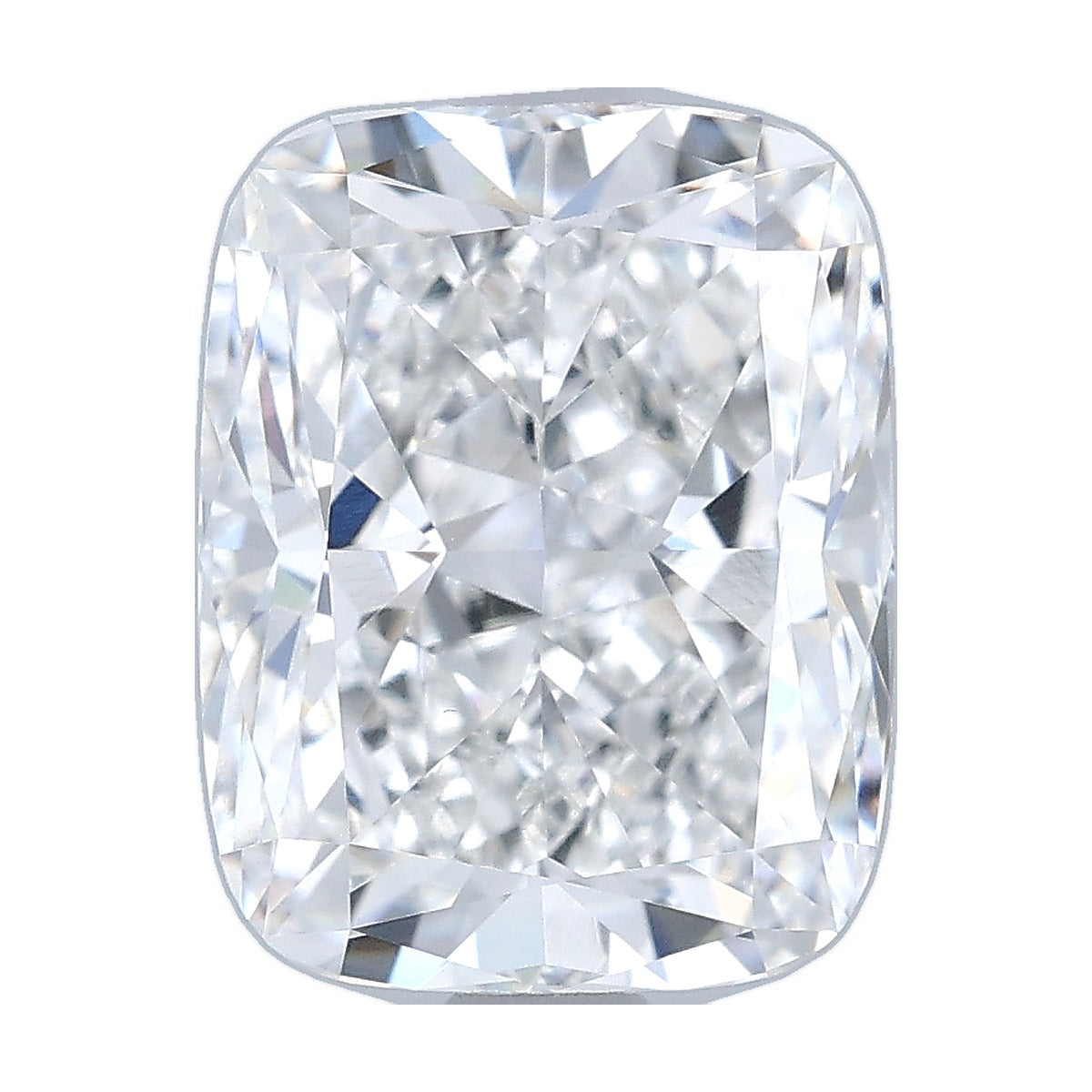 2.56 ct elongated cushion lab-grown diamond, E color, VVS2 clarity, IGI certified, still from its 360° video
