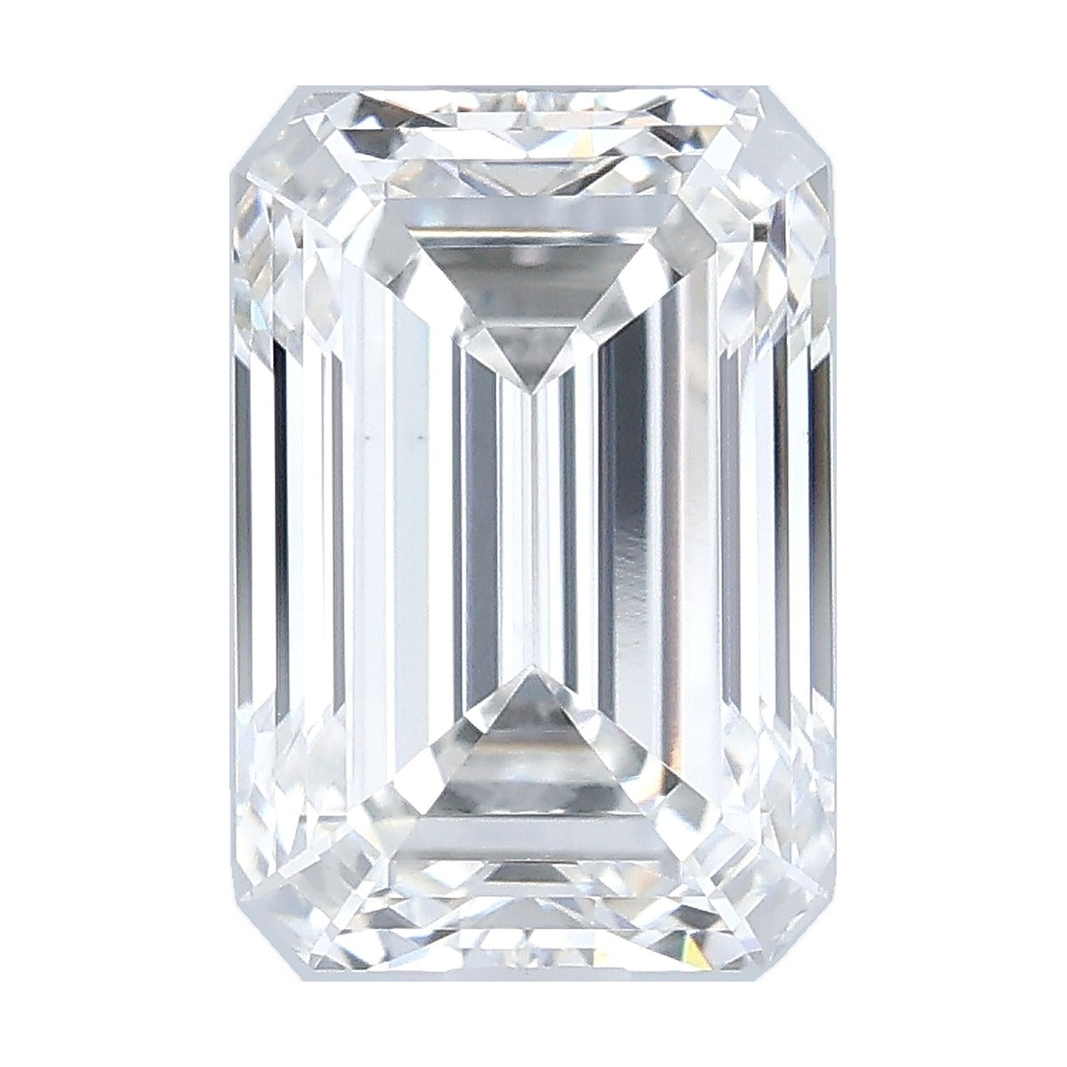 2.56 ct emerald lab-grown diamond, F color, VS1 clarity, IGI certified, still from its 360° video