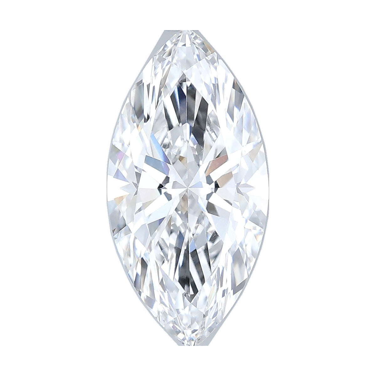 2.56 ct marquise lab-grown diamond, D color, VS1 clarity, IGI certified, still from its 360° video