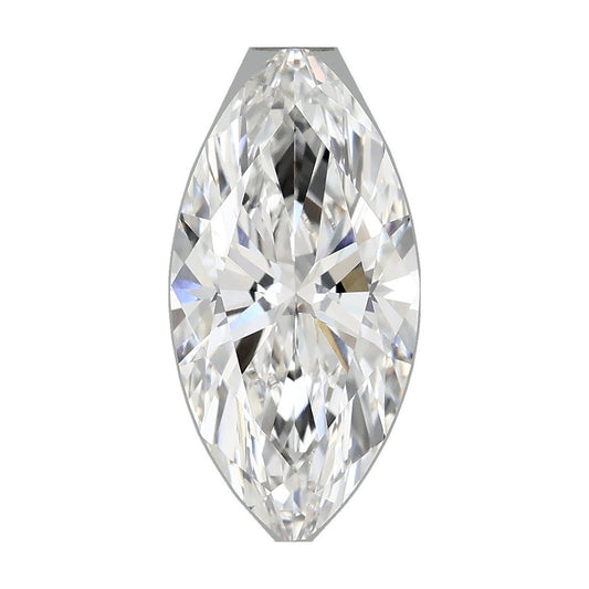 2.56 ct marquise lab-grown diamond, E color, VVS2 clarity, IGI certified, still from its 360° video