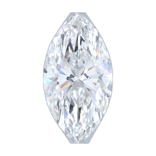 2.56 ct marquise lab-grown diamond, E color, VVS2 clarity, IGI certified, still from its 360° video