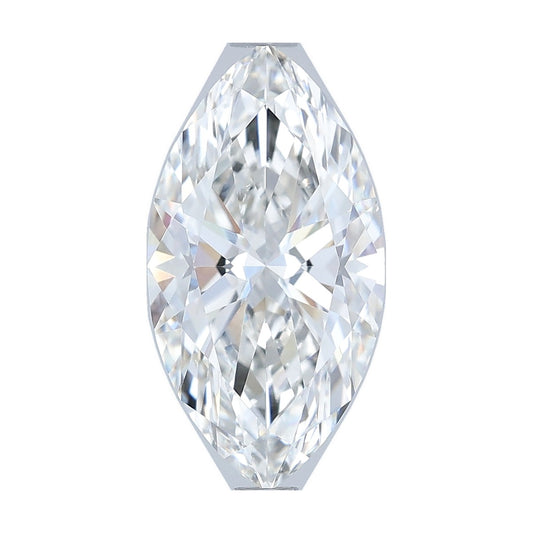 2.56 ct marquise lab-grown diamond, F color, VVS2 clarity, IGI certified, still from its 360° video