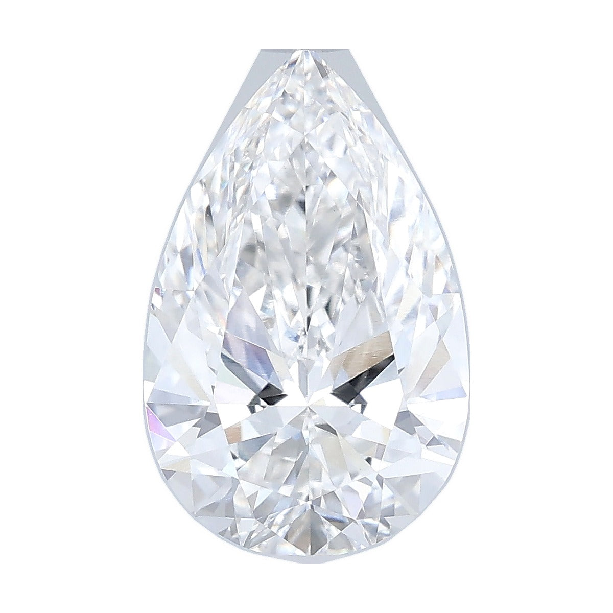 2.56 ct pear lab-grown diamond, F color, VVS2 clarity, IGI certified, still from its 360° video