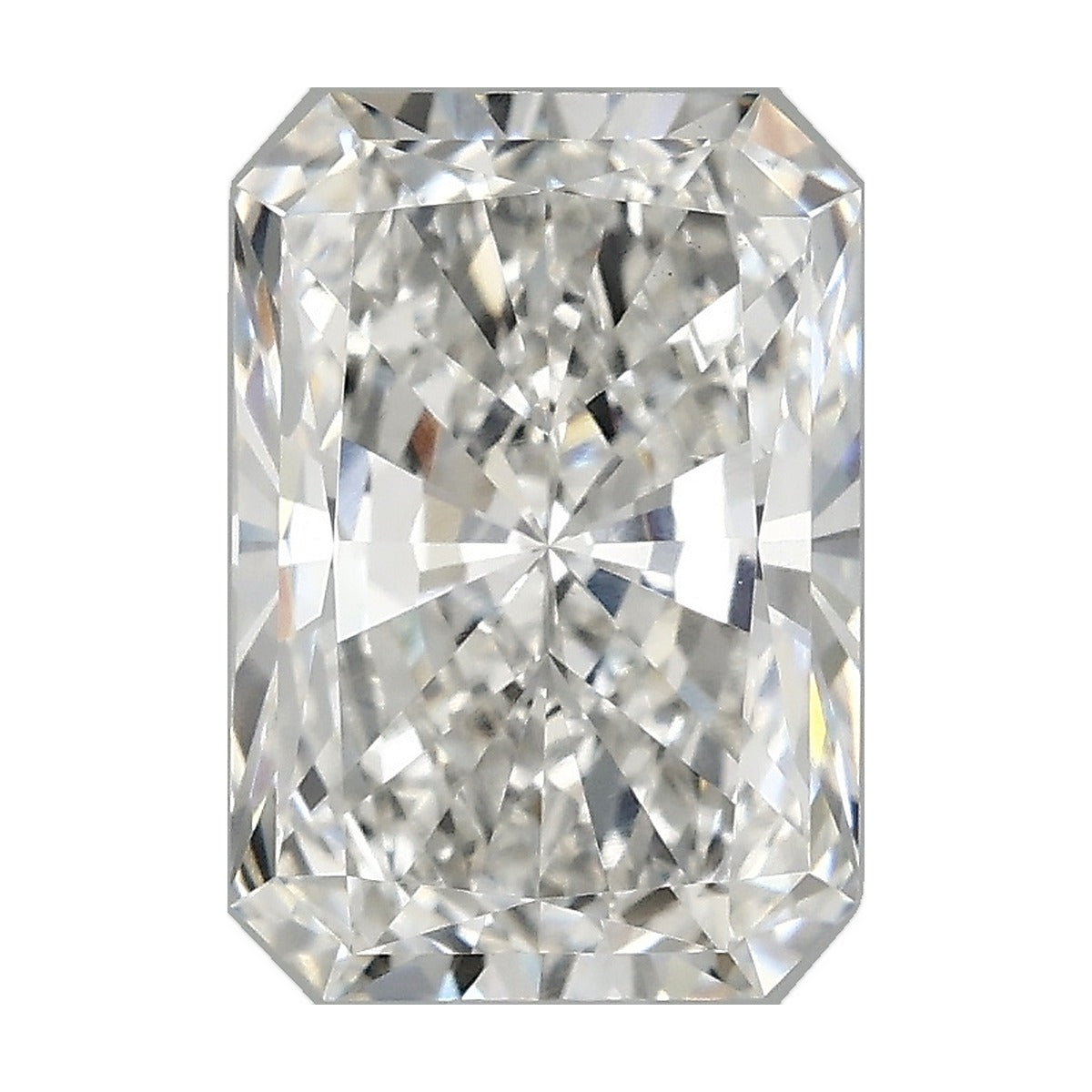 2.56 ct radiant lab-grown diamond, F color, VS1 clarity, IGI certified, still from its 360° video