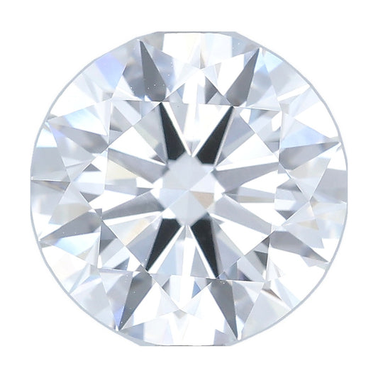 2.56 ct round lab-grown diamond, E color, VVS2 clarity, IGI certified, still from its 360° video