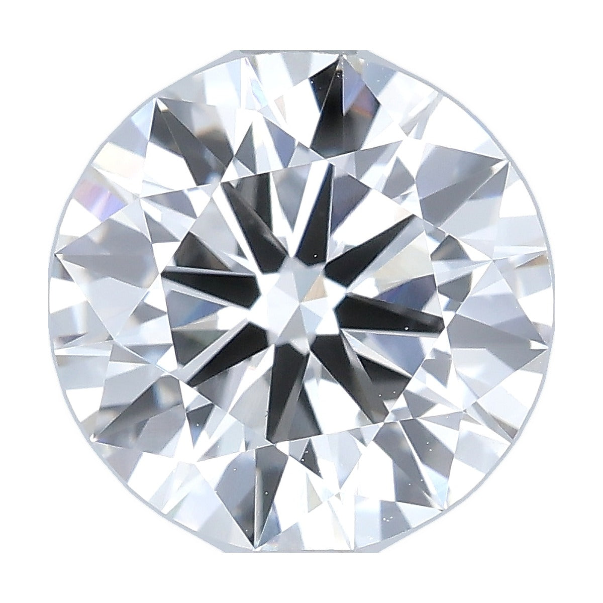 2.56 ct round lab-grown diamond, F color, VVS2 clarity, IGI certified, still from its 360° video