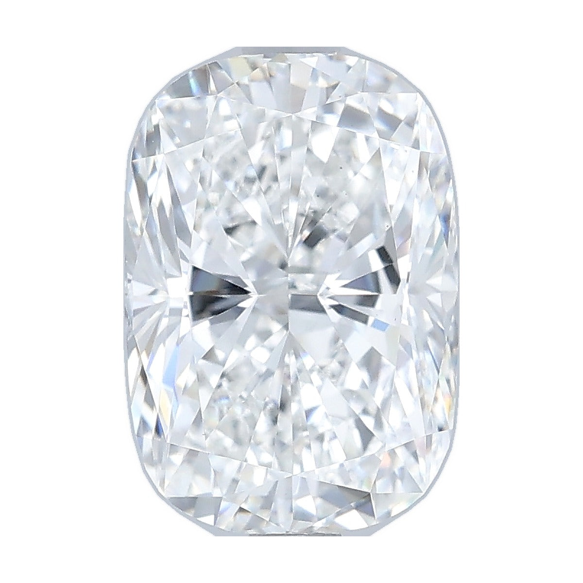 2.57 ct elongated cushion lab-grown diamond, E color, VS1 clarity, IGI certified, still from its 360° video