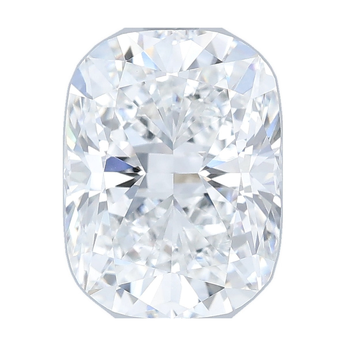 2.57 ct elongated cushion lab-grown diamond, E color, VVS2 clarity, IGI certified, still from its 360° video