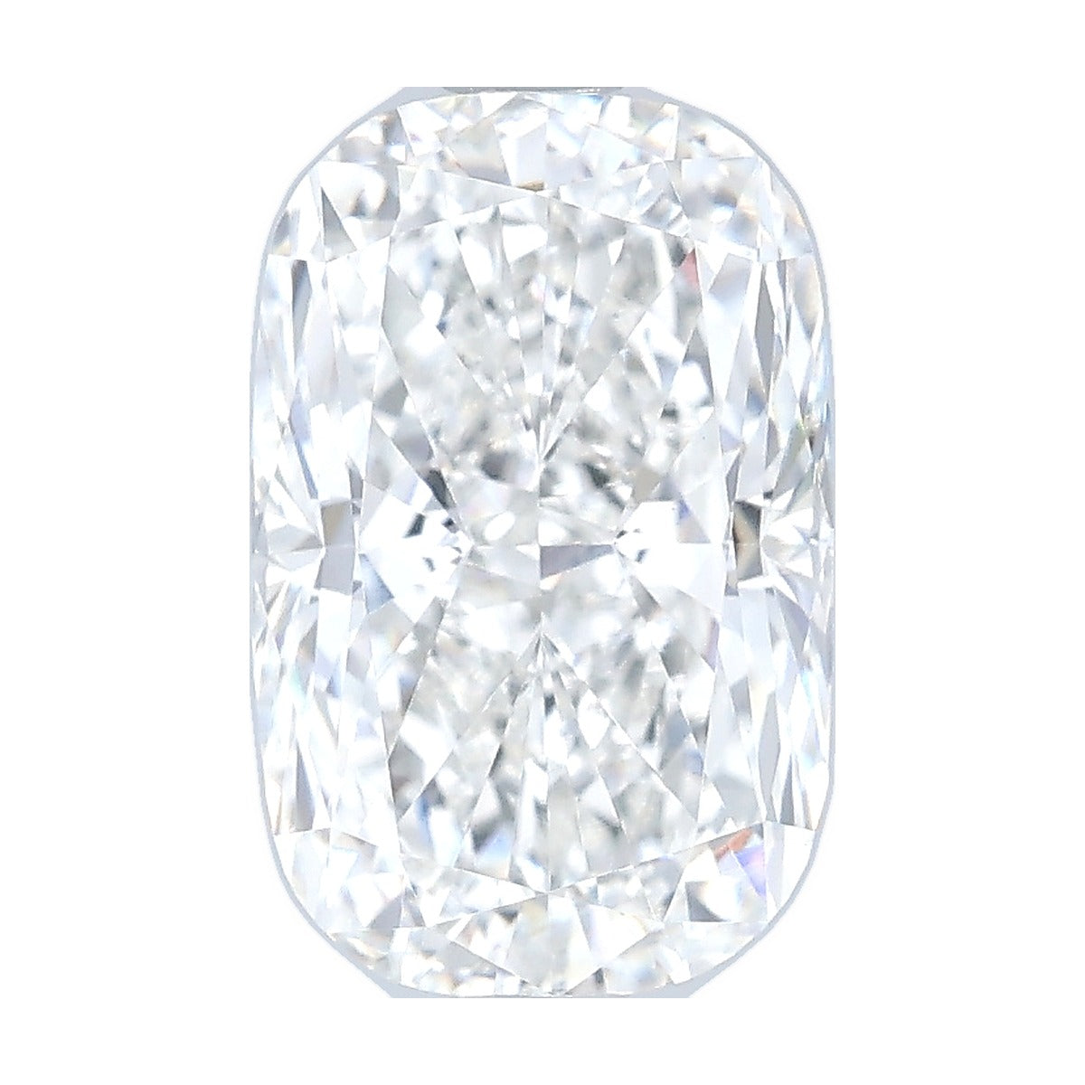 2.57 ct elongated cushion lab-grown diamond, F color, VS1 clarity, IGI certified, still from its 360° video