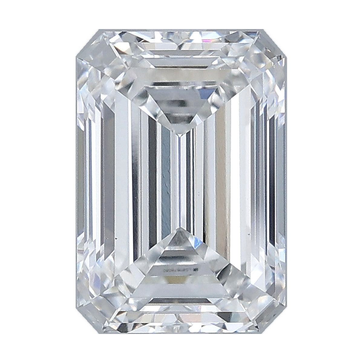 2.57 ct emerald lab-grown diamond, E color, VS1 clarity, IGI certified, still from its 360° video