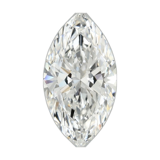 2.57 ct marquise lab-grown diamond, E color, VS1 clarity, IGI certified, still from its 360° video