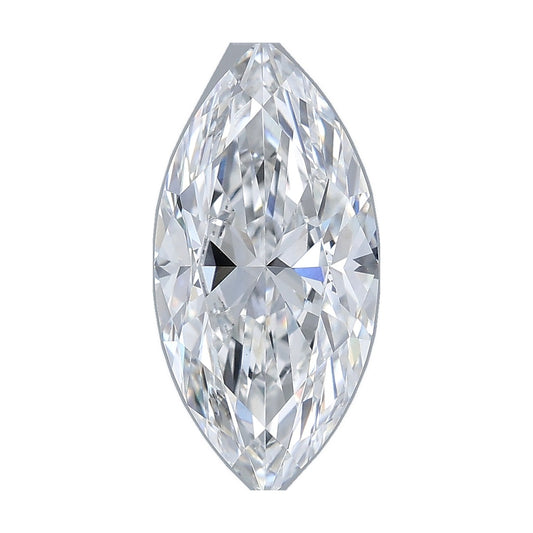 2.57 ct marquise lab-grown diamond, E color, VVS2 clarity, IGI certified, still from its 360° video