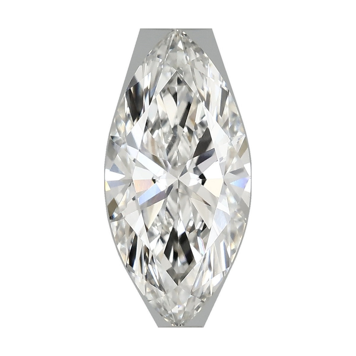 2.57 ct marquise lab-grown diamond, F color, VVS2 clarity, IGI certified, still from its 360° video