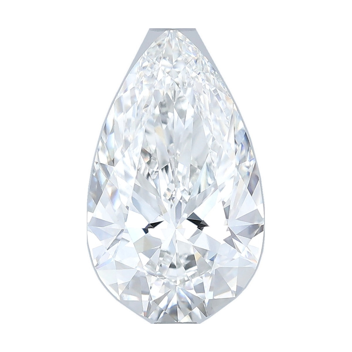 2.57 ct pear lab-grown diamond, F color, VVS2 clarity, IGI certified, still from its 360° video