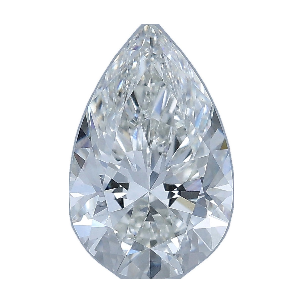 2.57 ct pear lab-grown diamond, G color, VS1 clarity, IGI certified, still from its 360° video