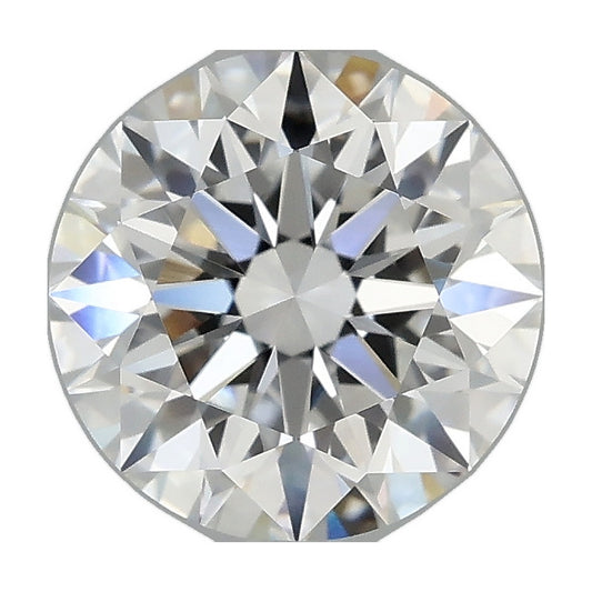 2.57 ct round lab-grown diamond, D color, VVS2 clarity, IGI certified, still from its 360° video