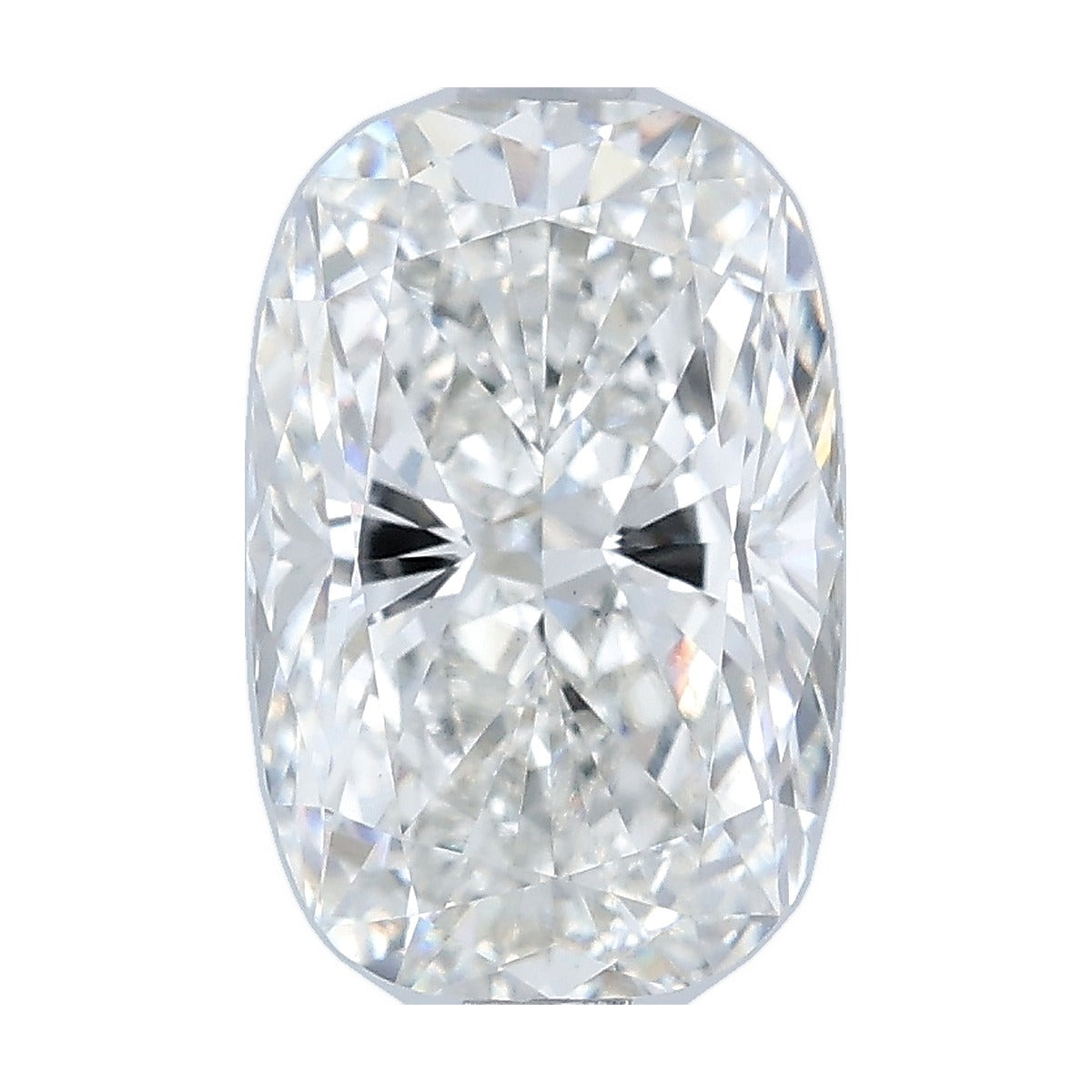 2.58 ct elongated cushion lab-grown diamond, G color, VS1 clarity, IGI certified, still from its 360° video