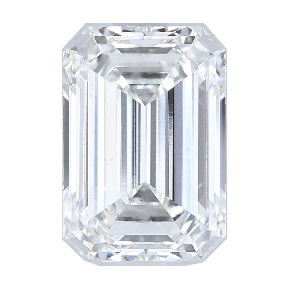 2.58 ct emerald lab-grown diamond, F color, VS1 clarity, IGI certified, still from its 360° video
