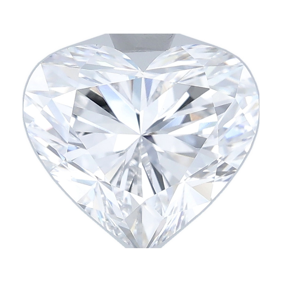2.58 ct heart lab-grown diamond, D color, VVS2 clarity, IGI certified, still from its 360° video