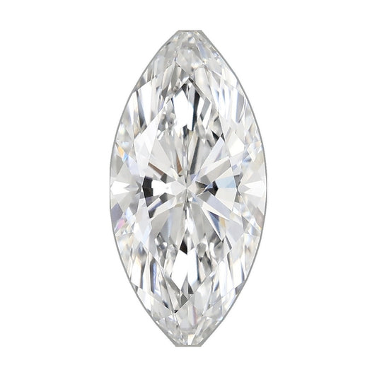 2.58 ct marquise lab-grown diamond, D color, VS1 clarity, IGI certified, still from its 360° video