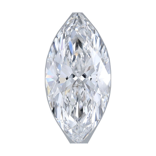 2.58 ct marquise lab-grown diamond, D color, VS1 clarity, IGI certified, still from its 360° video