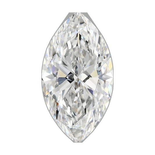 2.58 ct marquise lab-grown diamond, E color, VS1 clarity, IGI certified, still from its 360° video