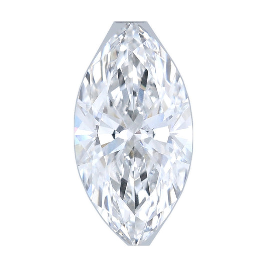 2.58 ct marquise lab-grown diamond, E color, VVS2 clarity, IGI certified, still from its 360° video