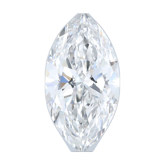 2.58 ct marquise lab-grown diamond, E color, VVS2 clarity, IGI certified, still from its 360° video