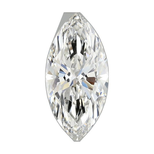 2.58 ct marquise lab-grown diamond, F color, VS1 clarity, IGI certified, still from its 360° video