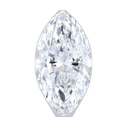 2.58 ct marquise lab-grown diamond, F color, VVS2 clarity, IGI certified, still from its 360° video