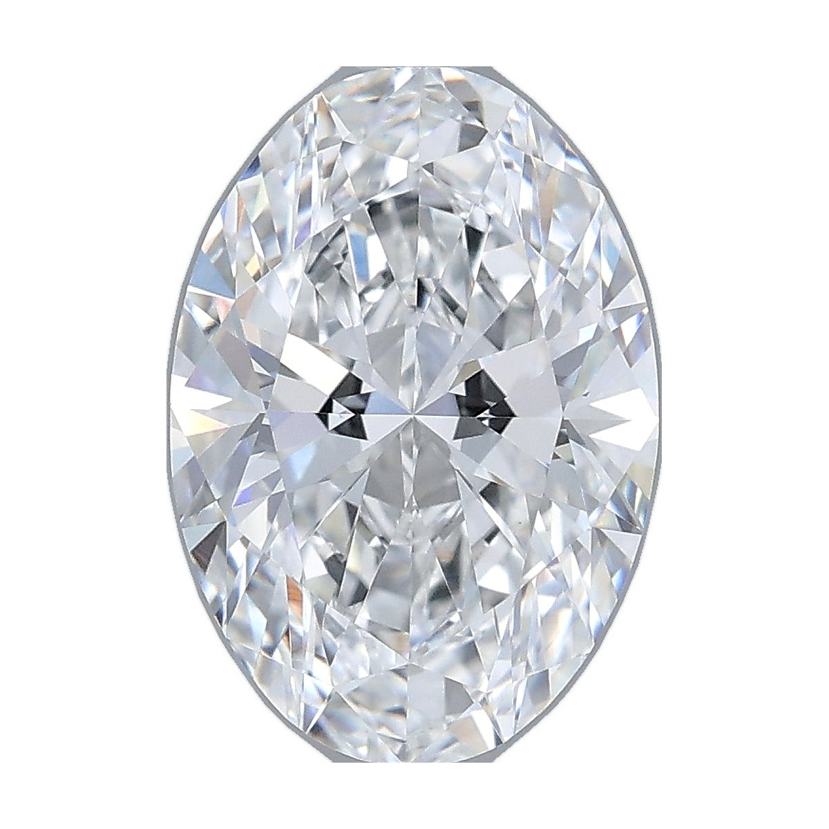 2.58 ct oval lab-grown diamond, D color, VVS2 clarity, IGI certified, still from its 360° video