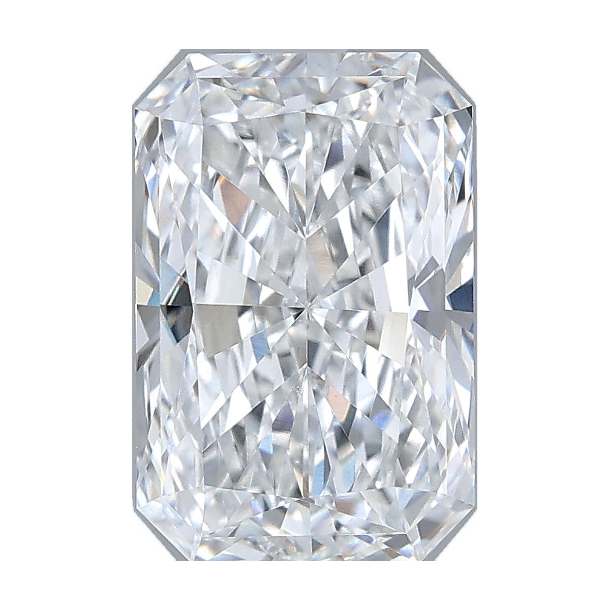 2.58 ct radiant lab-grown diamond, D color, VS1 clarity, IGI certified, still from its 360° video