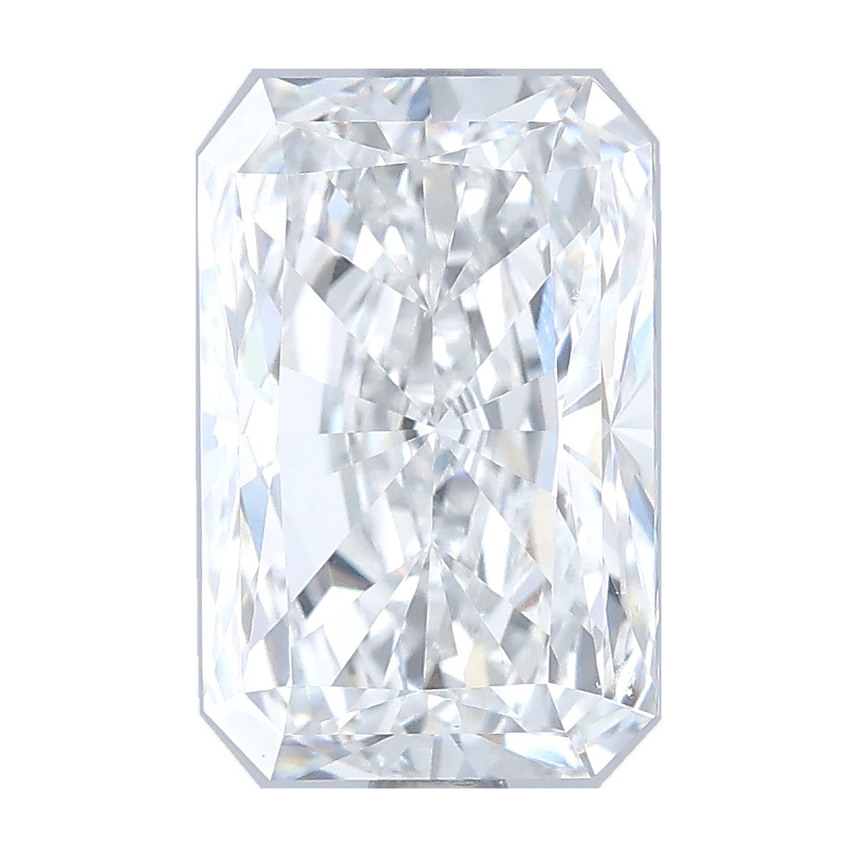 2.58 ct radiant lab-grown diamond, D color, VVS2 clarity, IGI certified, still from its 360° video