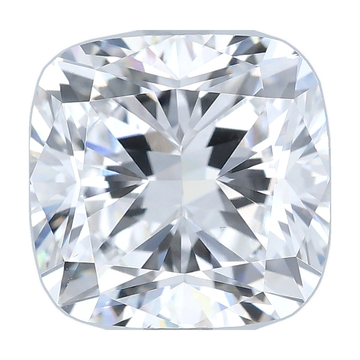 2.59 ct cushion lab-grown diamond, D color, VS1 clarity, IGI certified, still from its 360° video