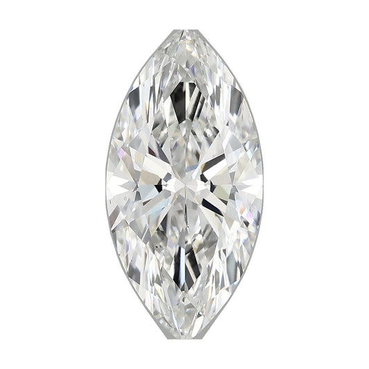 2.59 ct marquise lab-grown diamond, E color, VS2 clarity, IGI certified, still from its 360° video