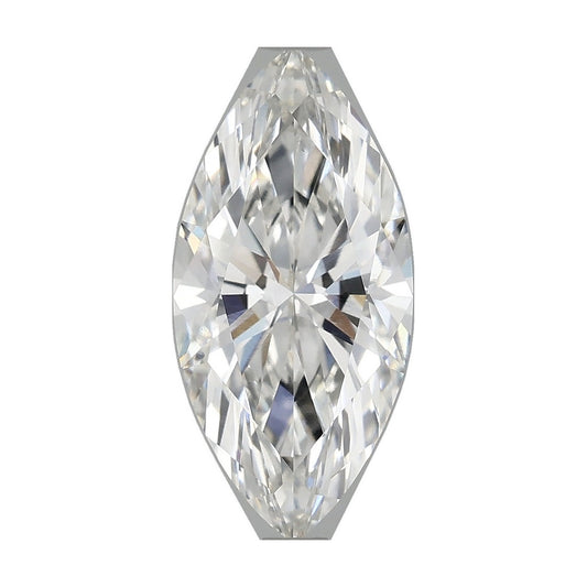 2.59 ct marquise lab-grown diamond, F color, VS1 clarity, IGI certified, still from its 360° video