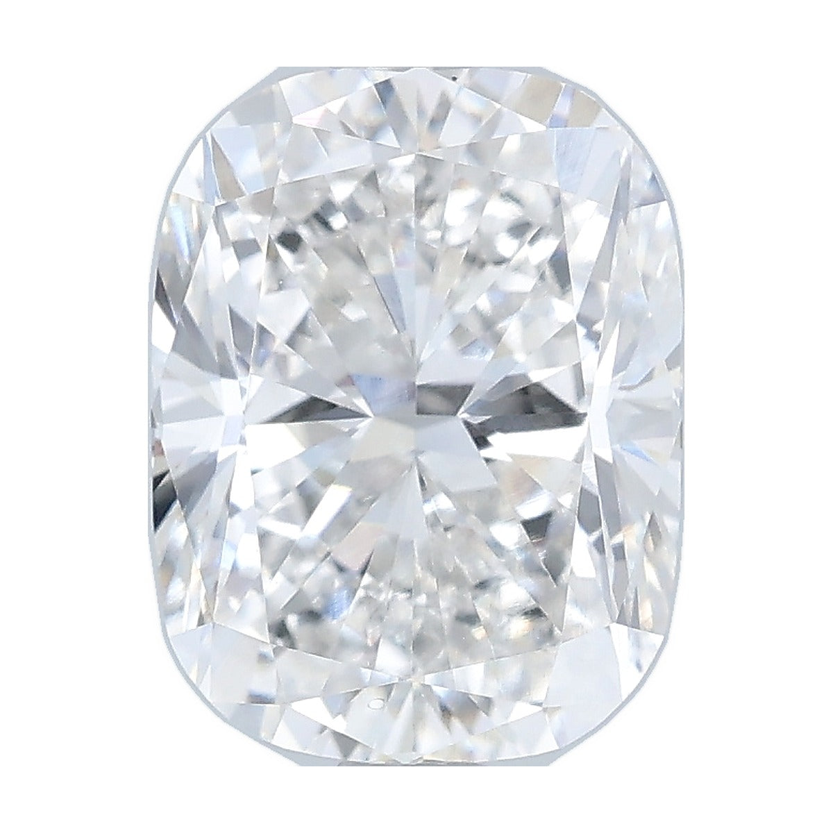 2.70 ct elongated cushion lab-grown diamond, F color, VS1 clarity, IGI certified, still from its 360° video