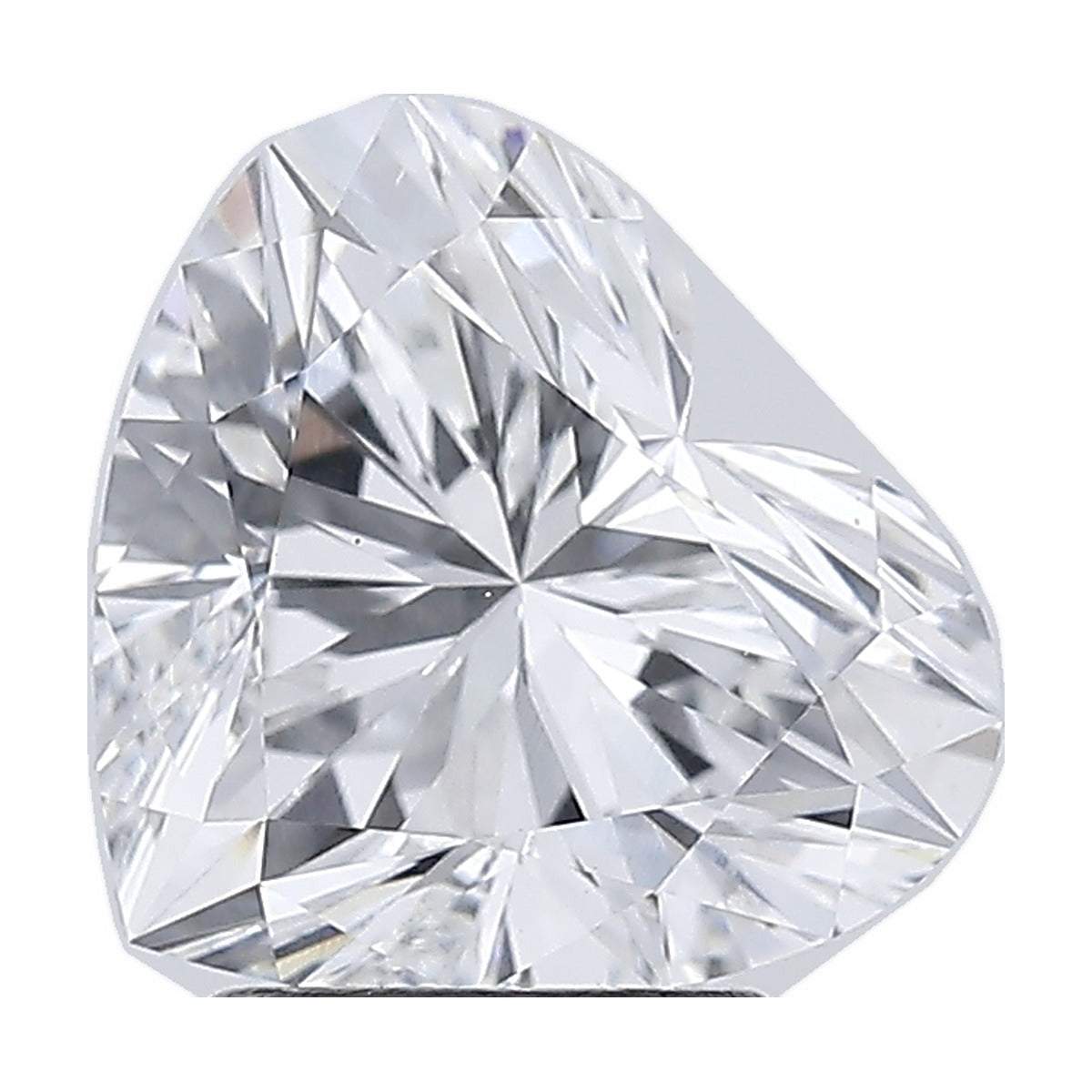 2.70 ct heart lab-grown diamond, E color, VS1 clarity, GIA certified, still from its 360° video