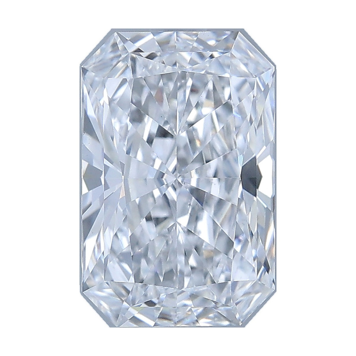 2.70 ct radiant lab-grown diamond, D color, VS1 clarity, IGI certified, still from its 360° video