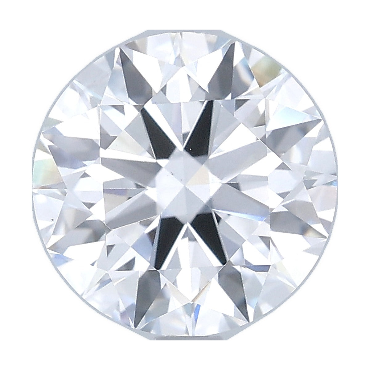 2.70 ct round lab-grown diamond, D color, VS1 clarity, IGI certified, still from its 360° video